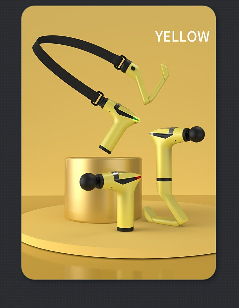 Split Stretch Fascia Gun Multi-Functional Detachable Handle Body Massager