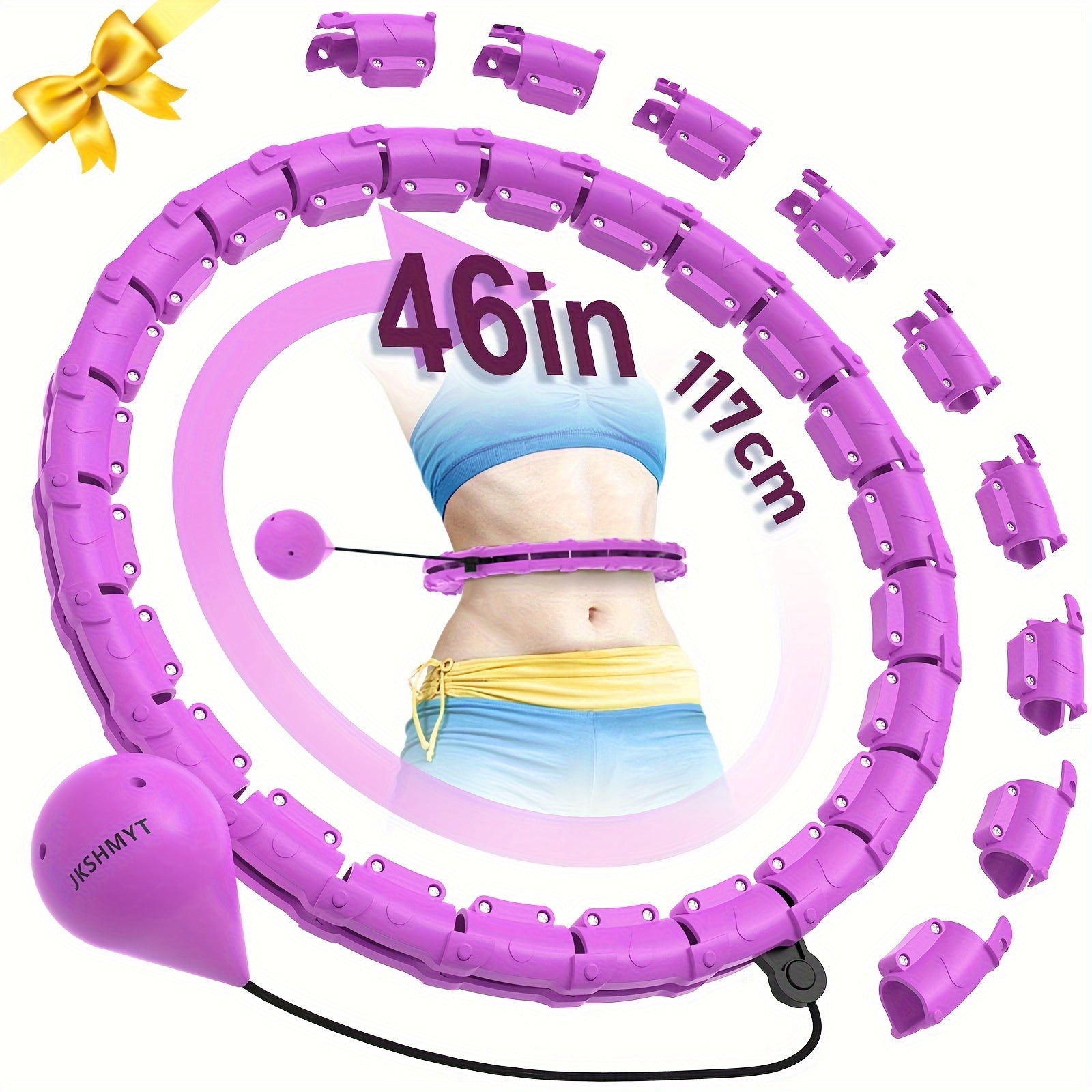 Detachable 24 Sections Fitness Hoop