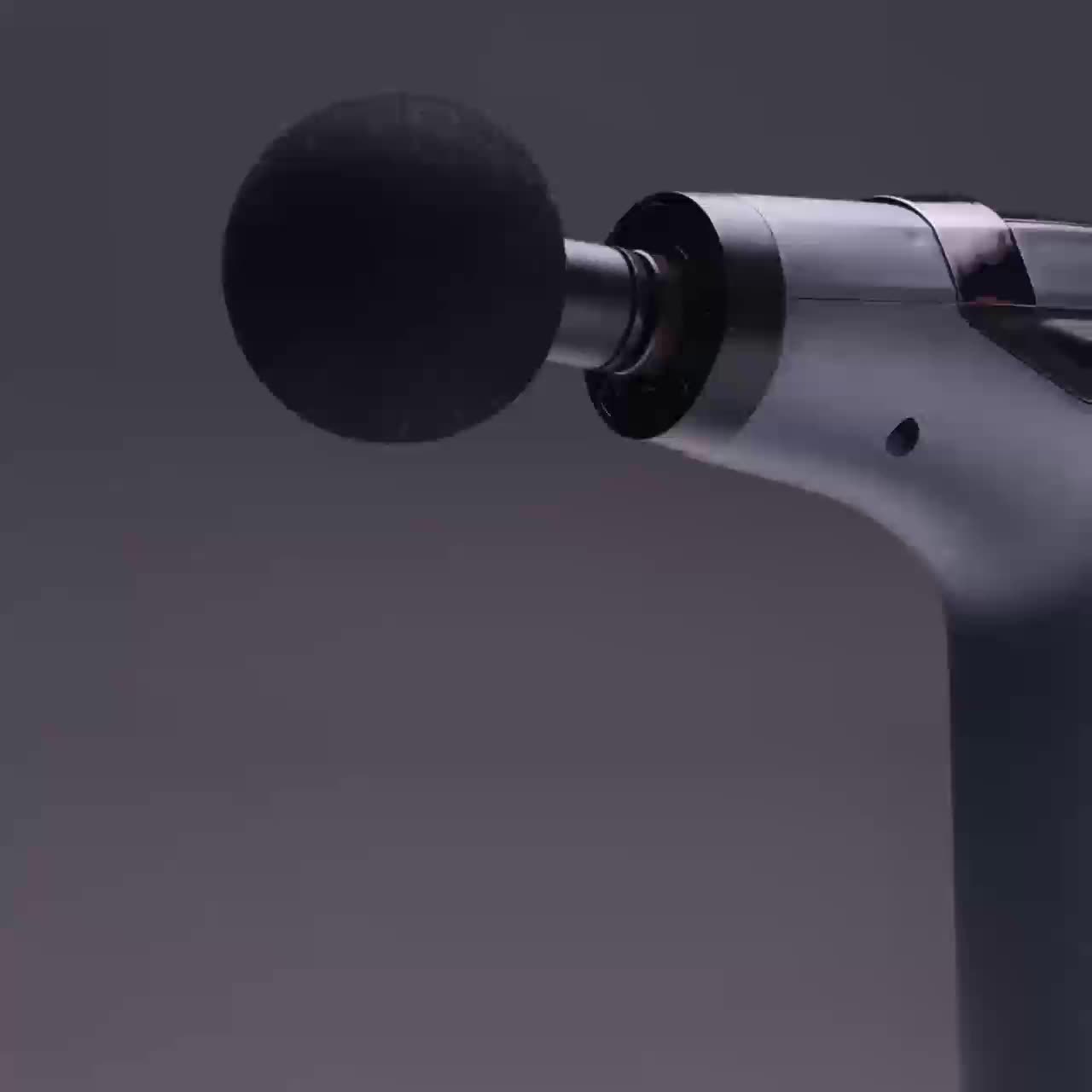 Split Stretch Fascia Gun Multi-Functional Detachable Handle Body Massager