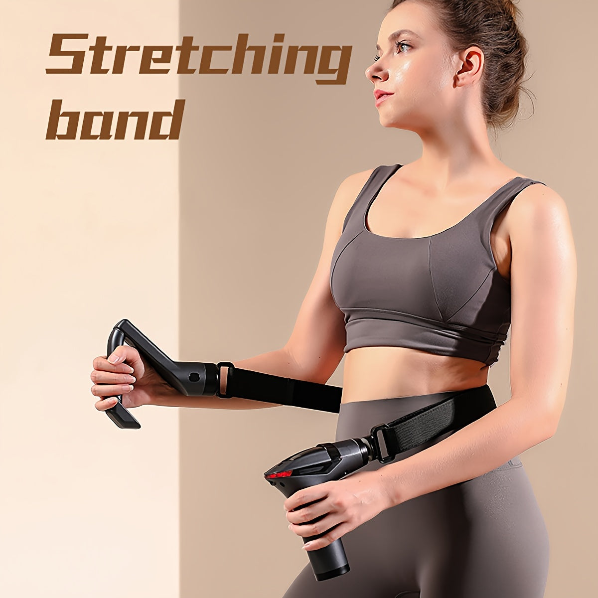 Split Stretch Fascia Gun Multi-Functional Detachable Handle Body Massager