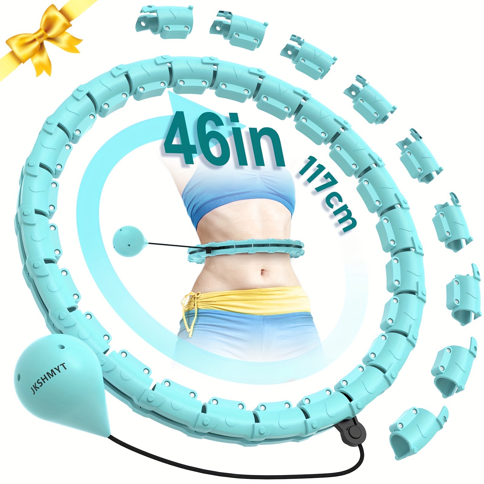 Detachable 24 Sections Fitness Hoop