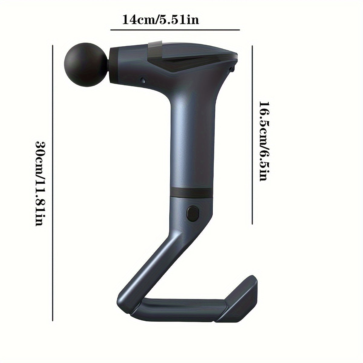 Split Stretch Fascia Gun Multi-Functional Detachable Handle Body Massager