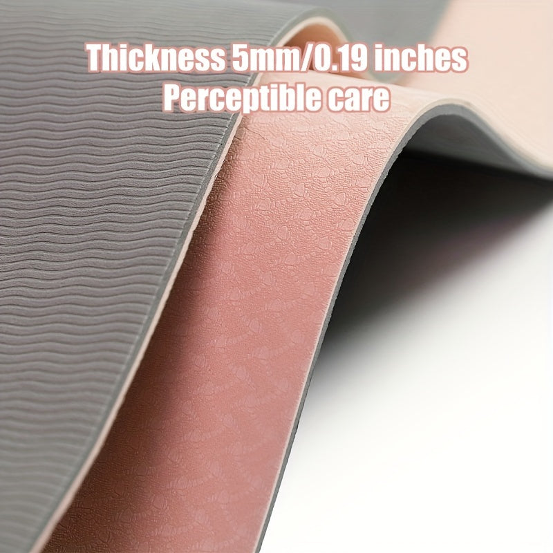 TPE Non-Slip Yoga Pilates Training Mat