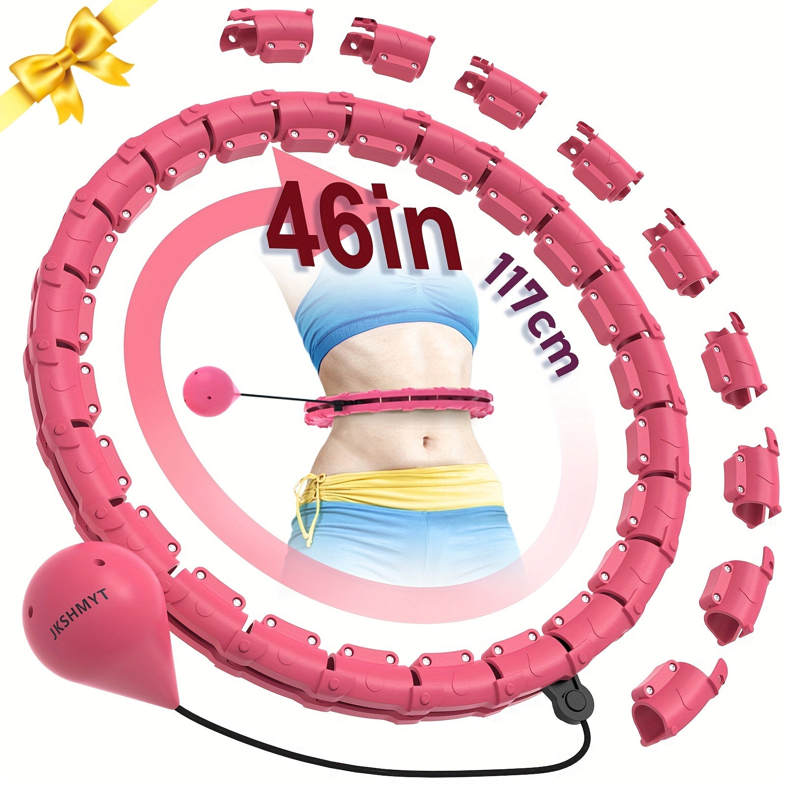 Detachable 24 Sections Fitness Hoop