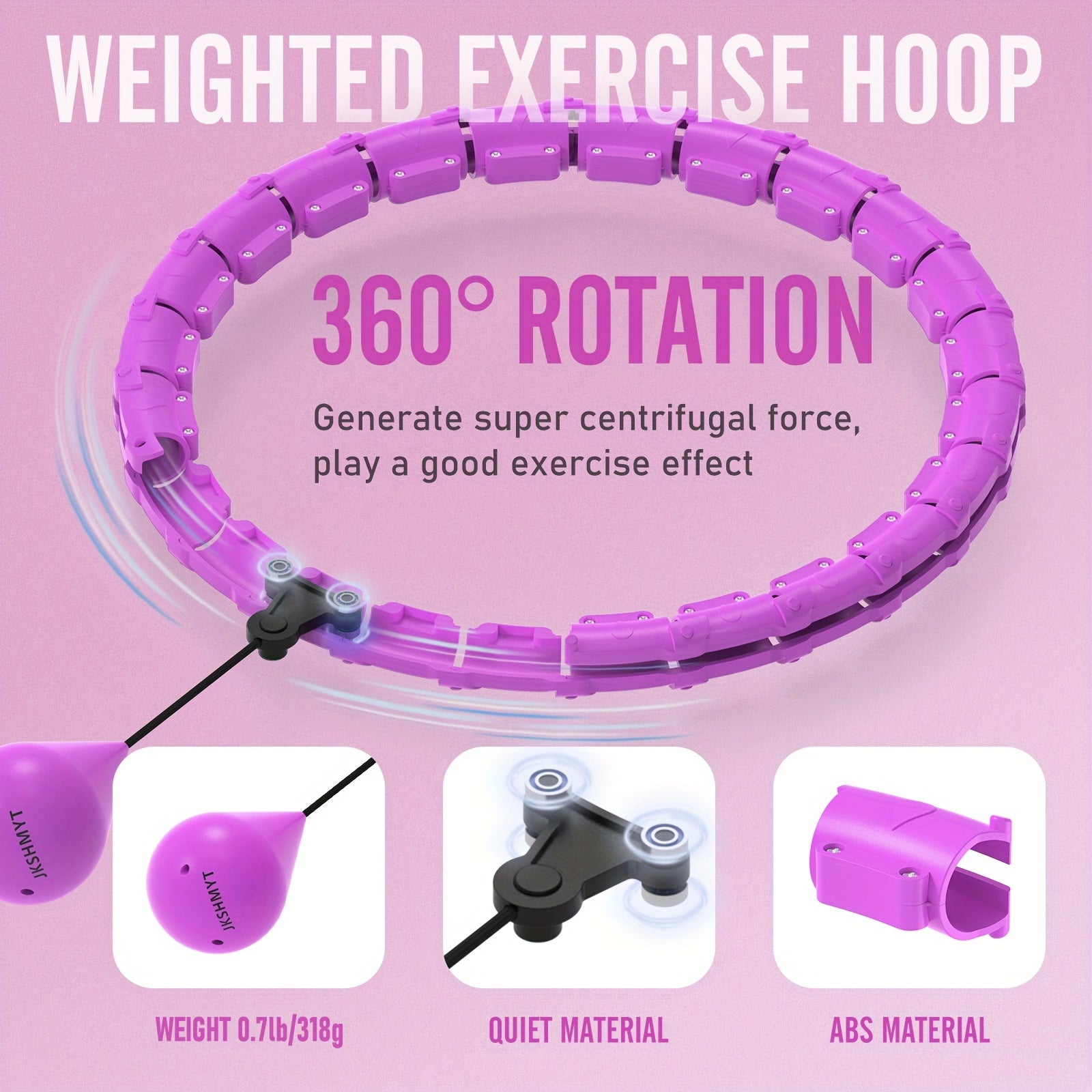 Detachable 24 Sections Fitness Hoop