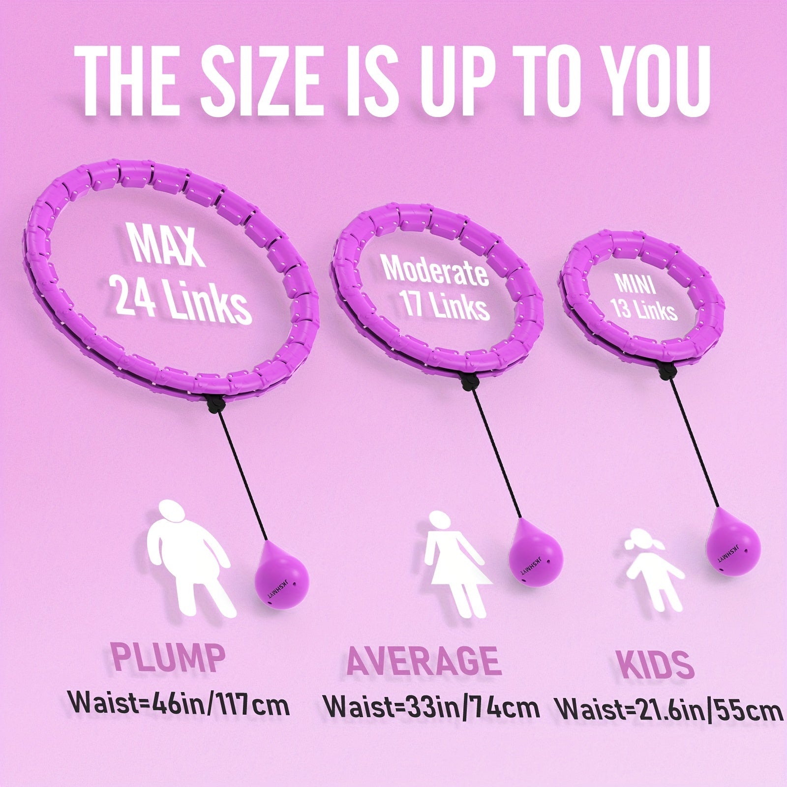 Detachable 24 Sections Fitness Hoop