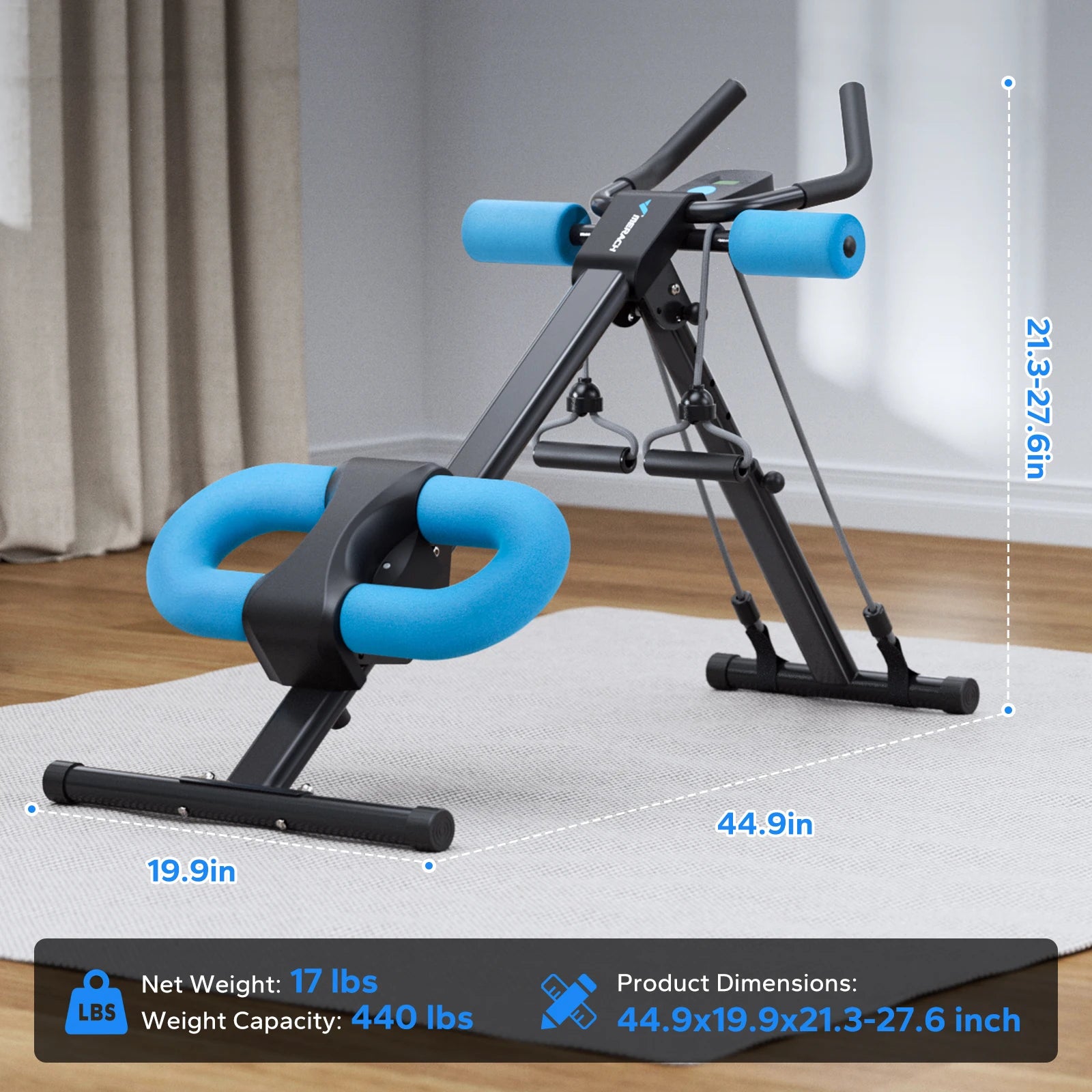 MERACH Ab Machine Adjustable Trainer