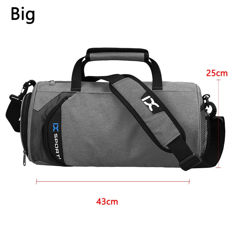 Sac de sport pour hommes et femmes avec compartiments secs/humides