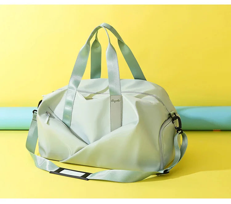 Women's Sports Gym Bag with Dry/Wet Compartments