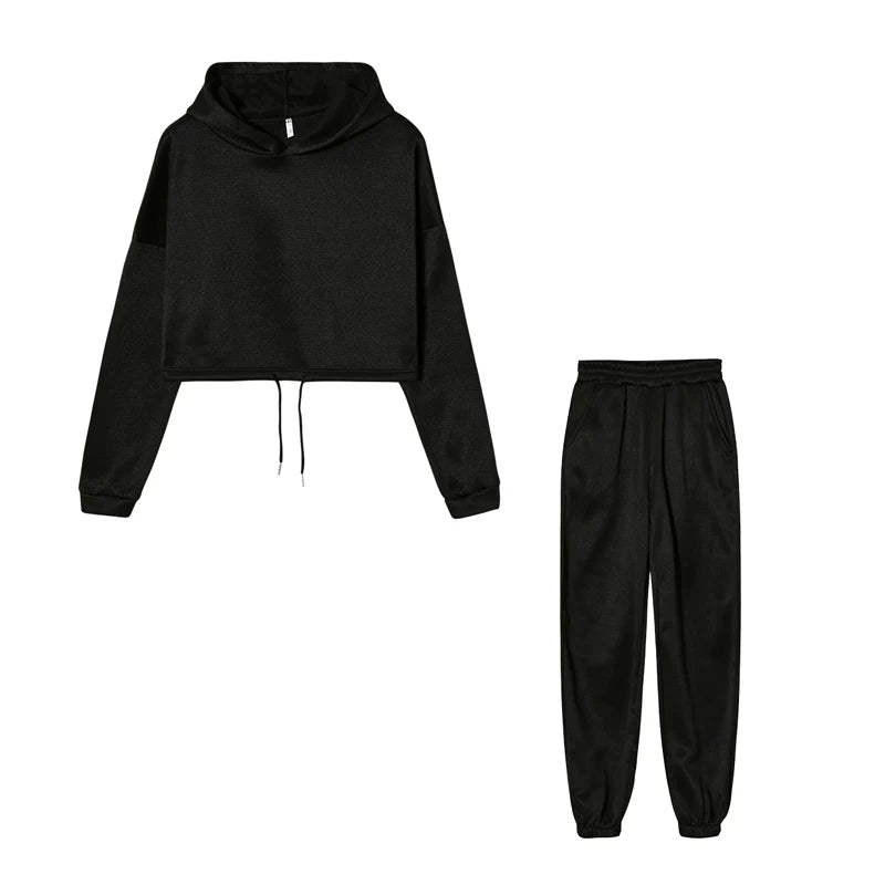 Long-Sleeve Sports Casual Suit Two-Piece Set