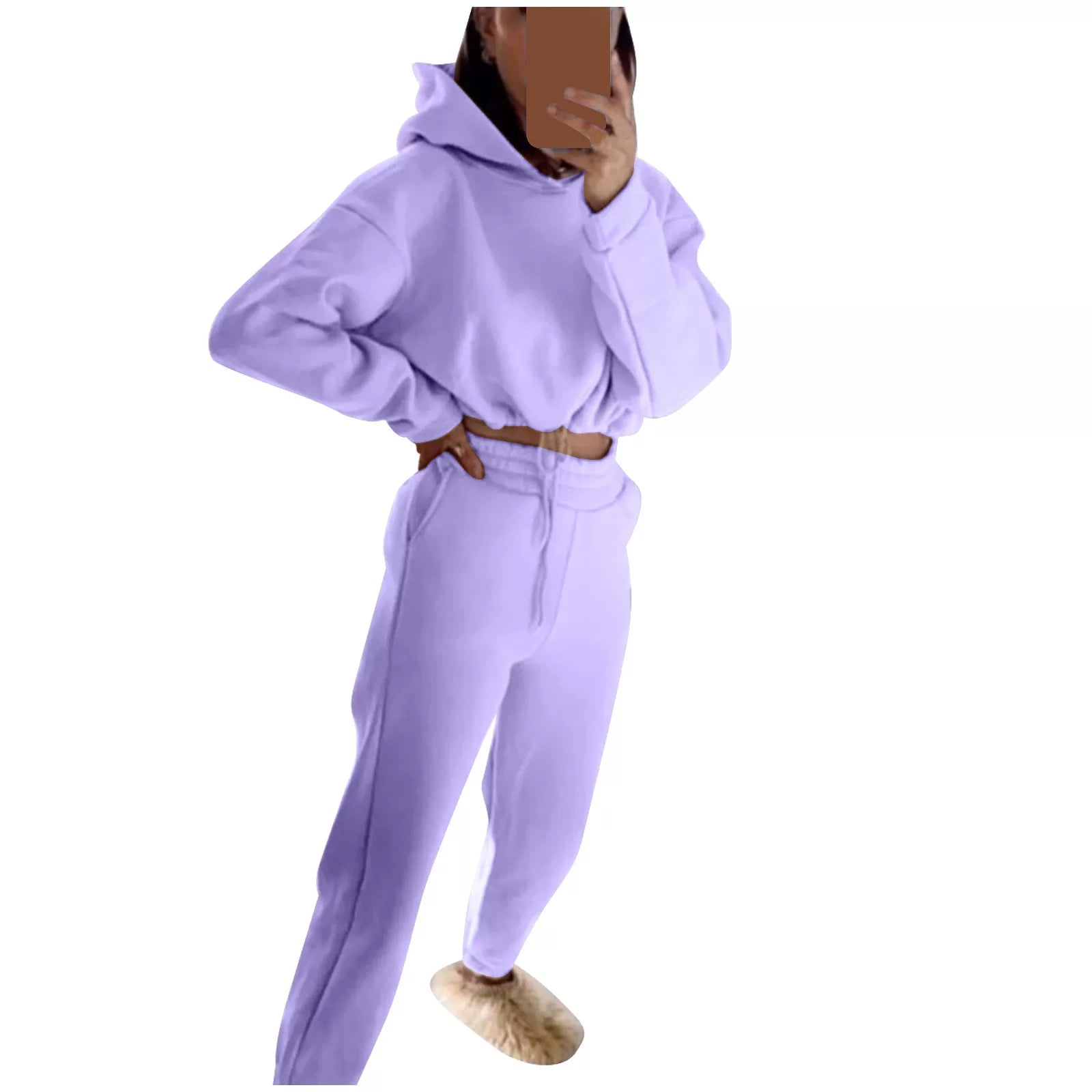 Long-Sleeve Sports Casual Suit Two-Piece Set