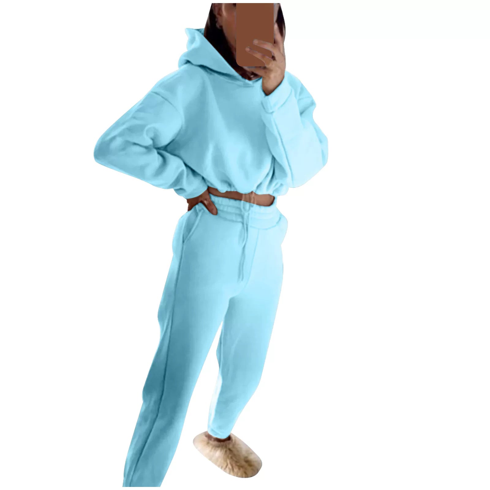 Long-Sleeve Sports Casual Suit Two-Piece Set