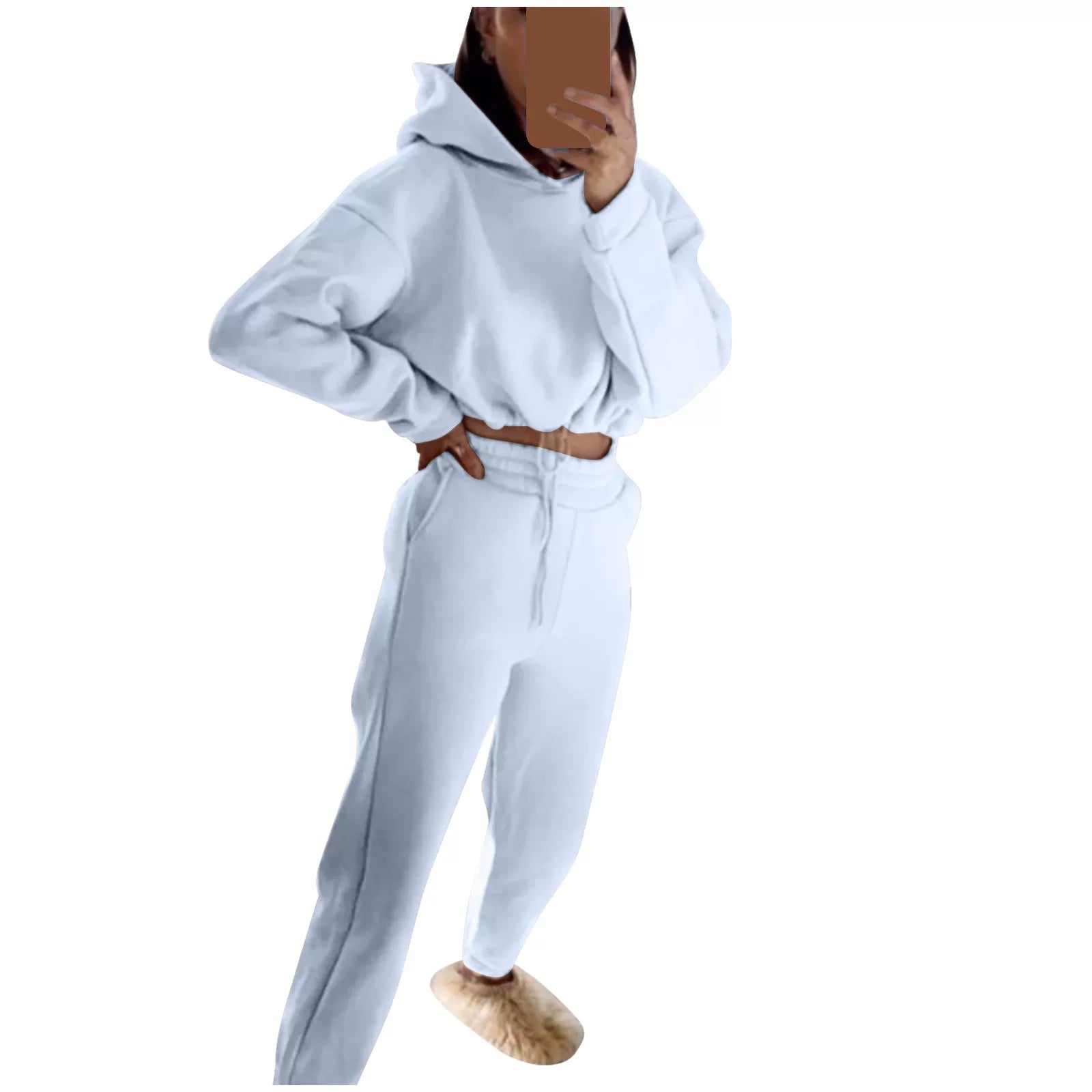 Long-Sleeve Sports Casual Suit Two-Piece Set