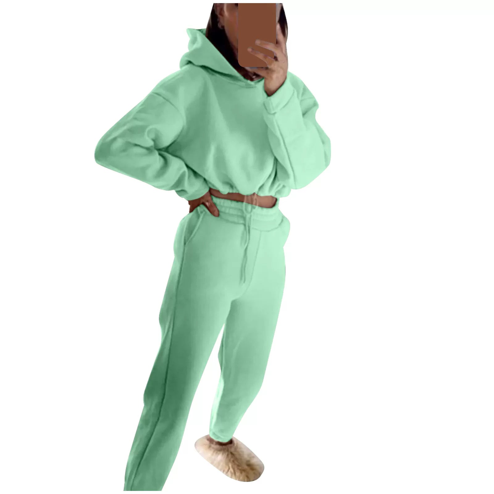 Long-Sleeve Sports Casual Suit Two-Piece Set