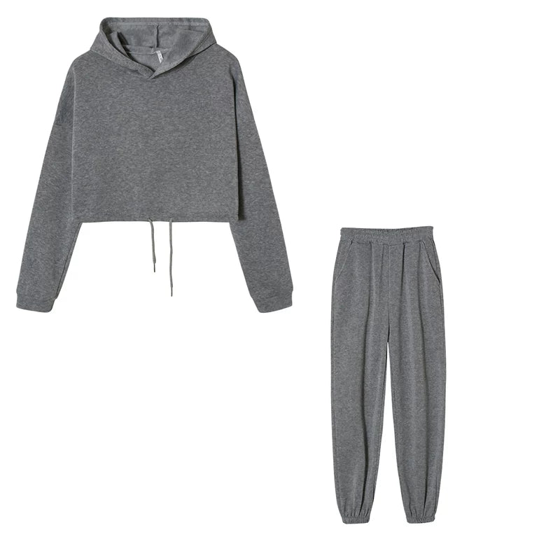 Long-Sleeve Sports Casual Suit Two-Piece Set