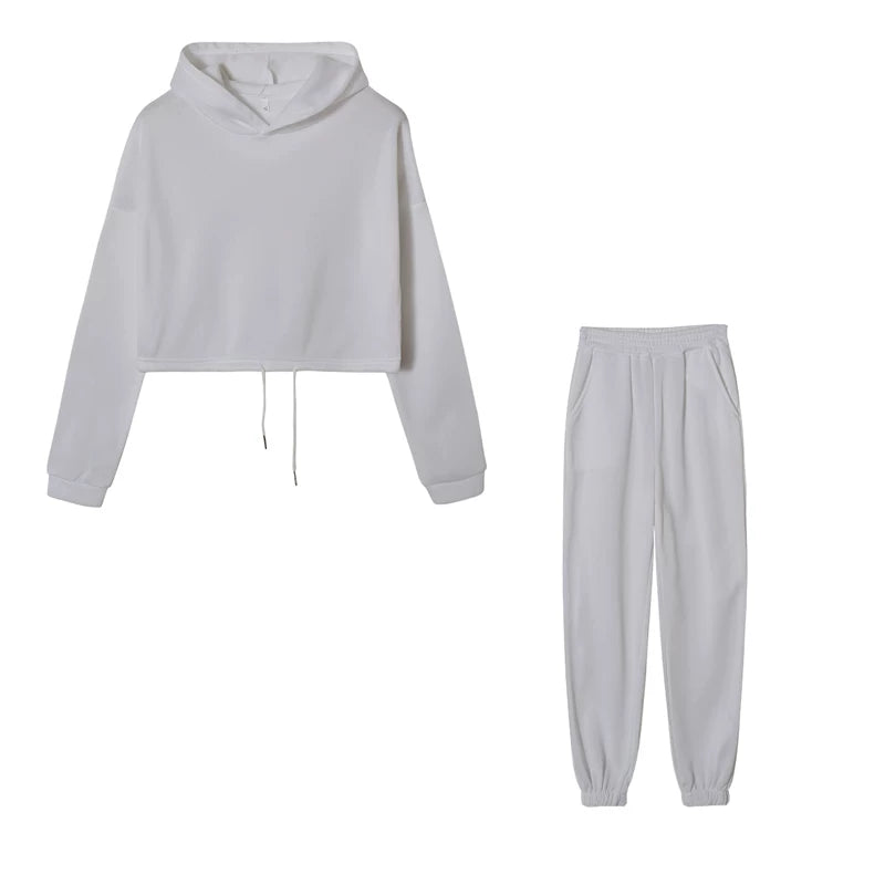 Long-Sleeve Sports Casual Suit Two-Piece Set