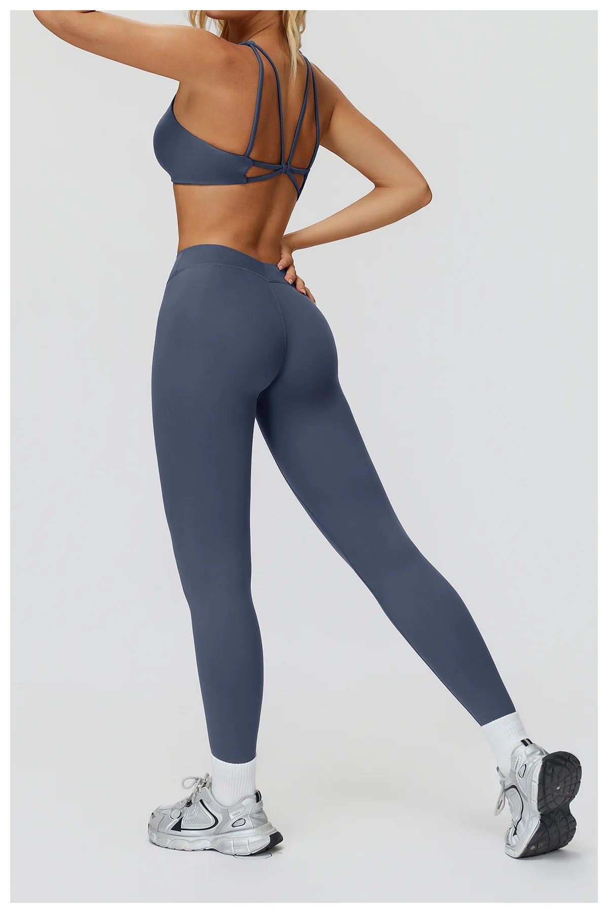 2PCS Yoga Set Women Quick Dry Gym Clothes