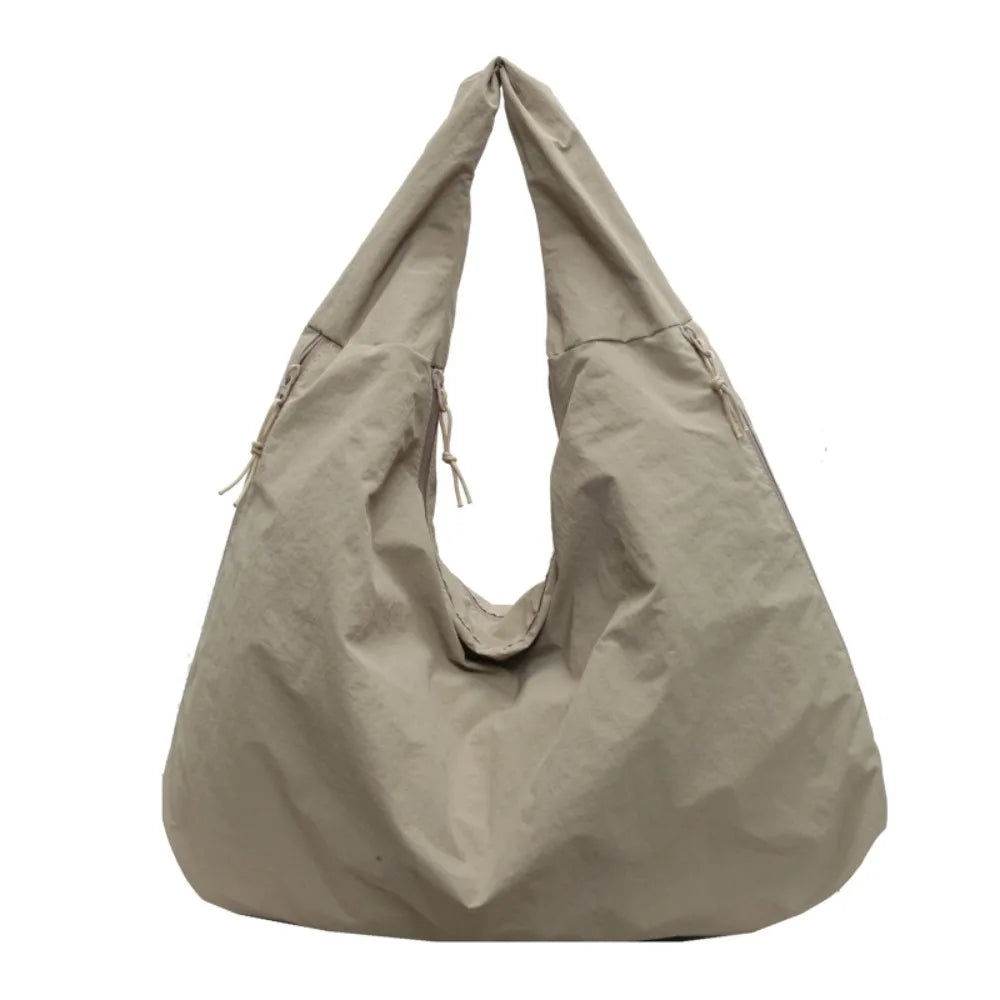 Casual Nylon Multi-Pocket Japanese-Style Tote