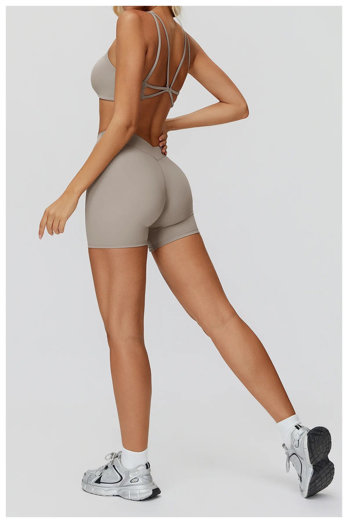 2PCS Yoga Set Women Quick Dry Gym Clothes