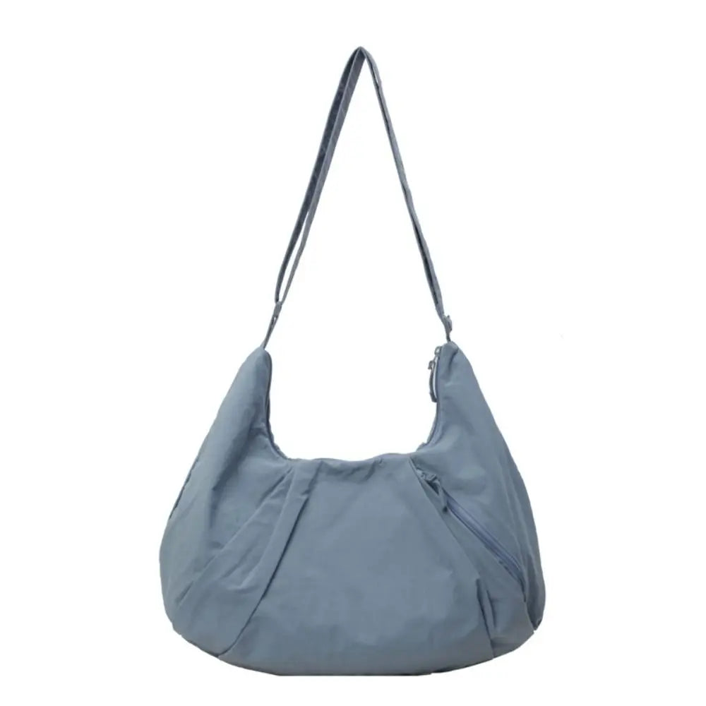 Korean-Style Nylon Underarm Dumpling Bag
