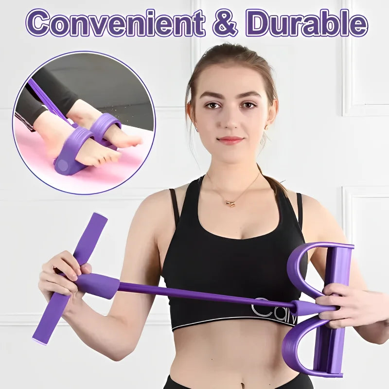 Four-Tube Pedal Tensioner Multi-Functional Household Fitness Equipment