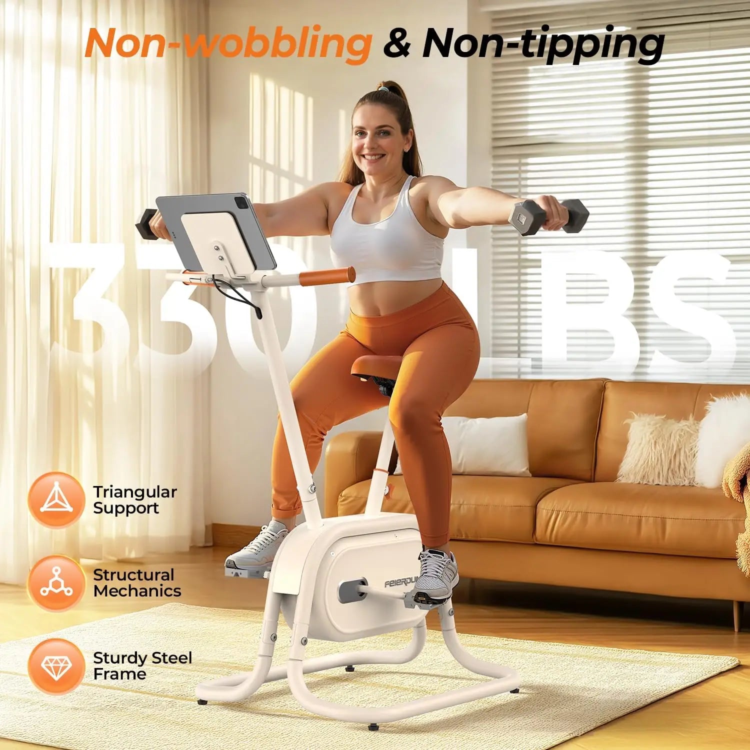 Upright Smart Indoor Bike