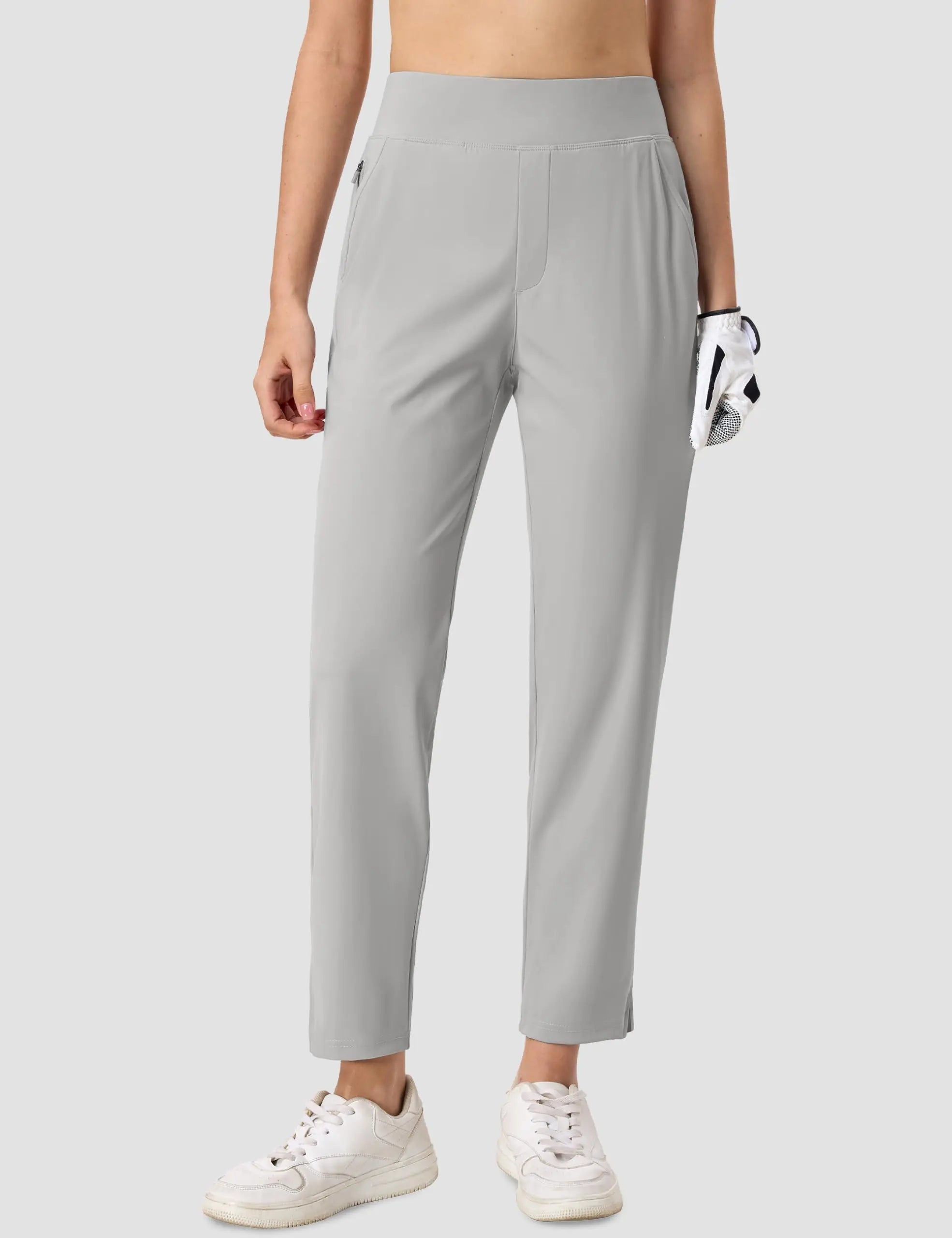 TACVASEN Golf Pants Womens UPF 50+ Lightweight Stretch High Waisted Pants