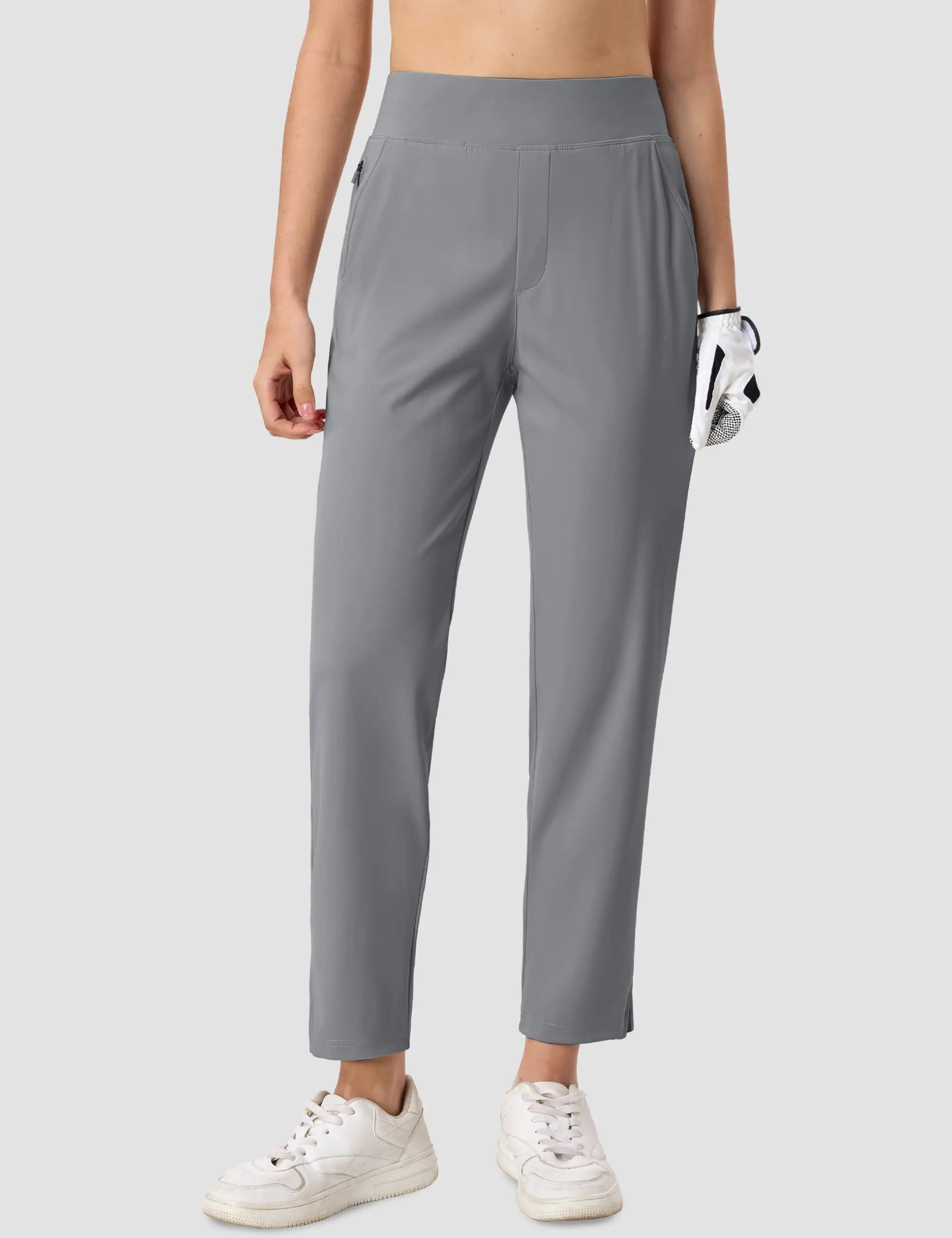 TACVASEN Golf Pants Womens UPF 50+ Lightweight Stretch High Waisted Pants