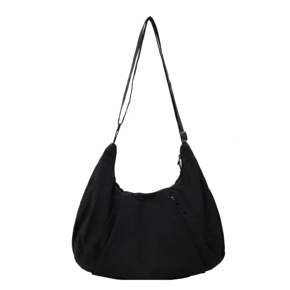 Korean-Style Nylon Underarm Dumpling Bag