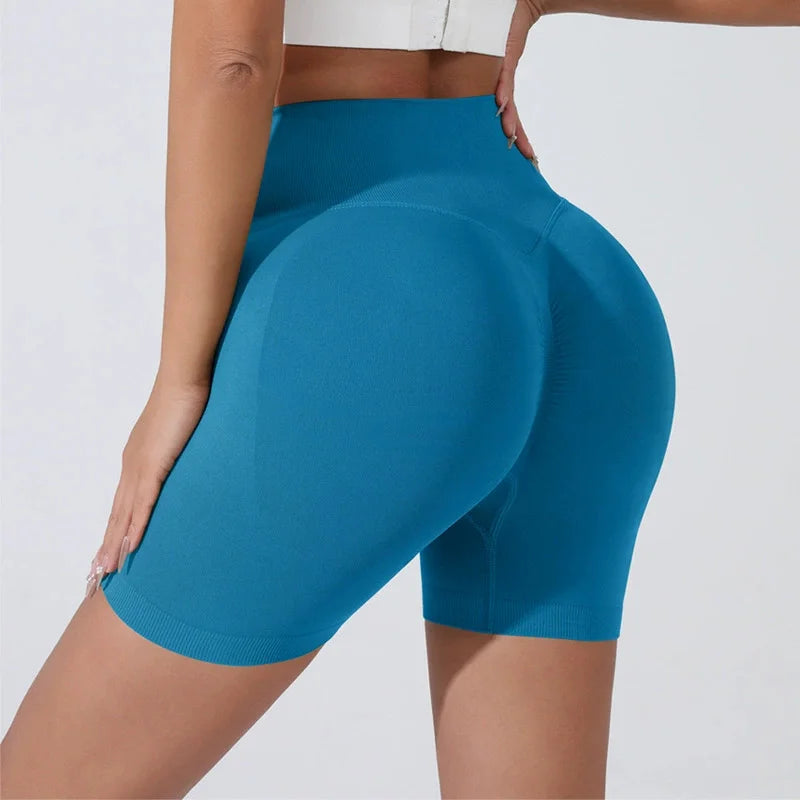 Peach Hip Lifting Sports Shorts for Women