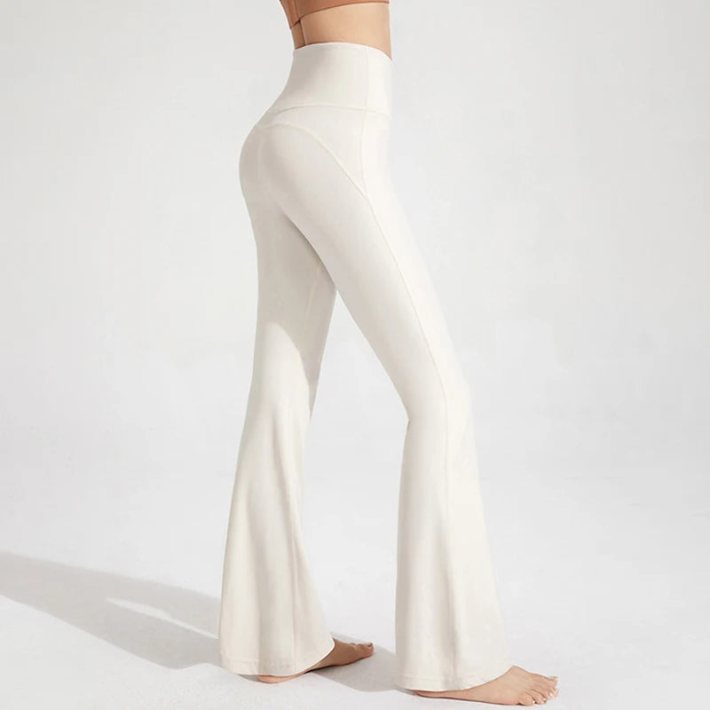 Naked High-Waisted Bell-Bottom Pants