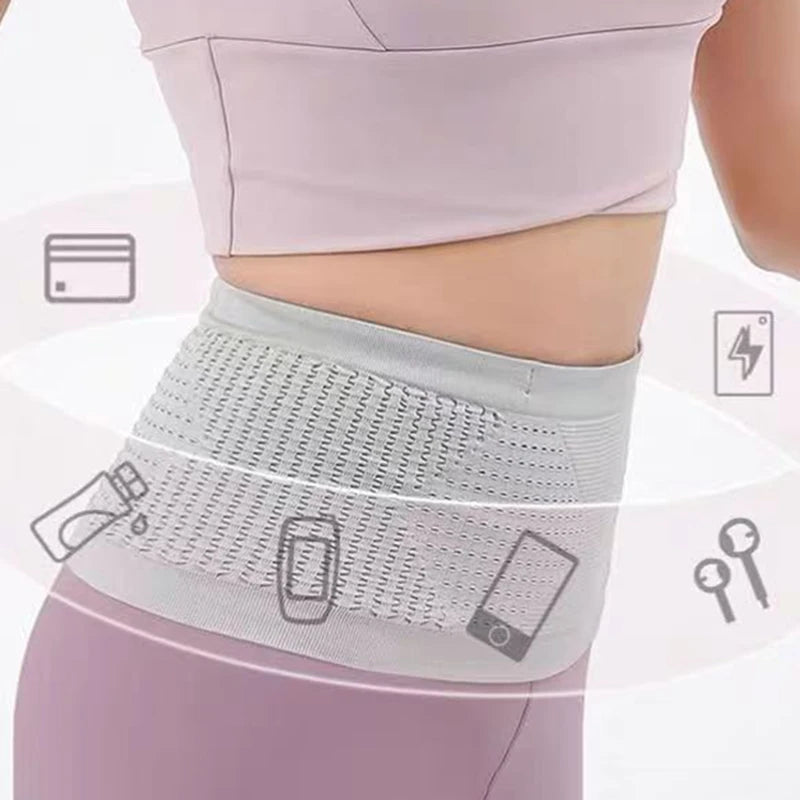 Sac banane de course invisible et sans couture 