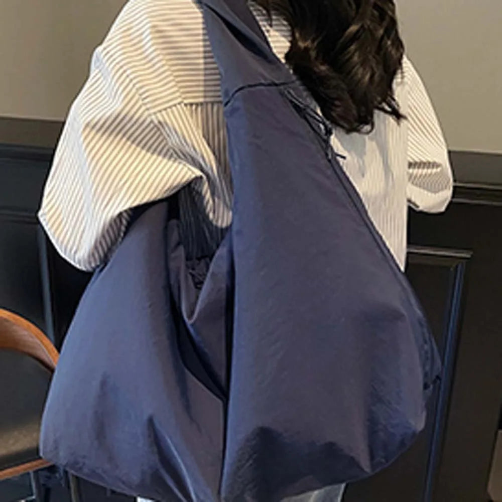 Casual Nylon Multi-Pocket Japanese-Style Tote