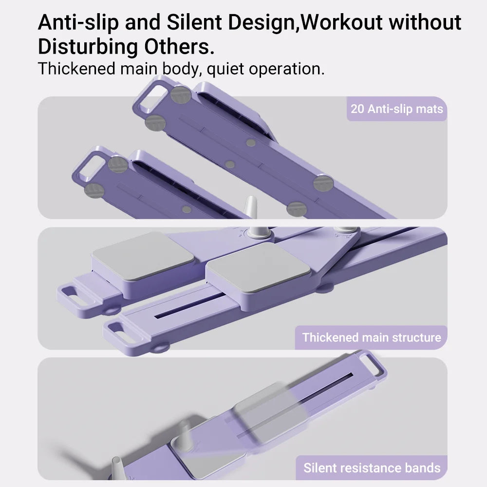 2-in-1 Abs & Ski Board Portable Core/Leg Trainer