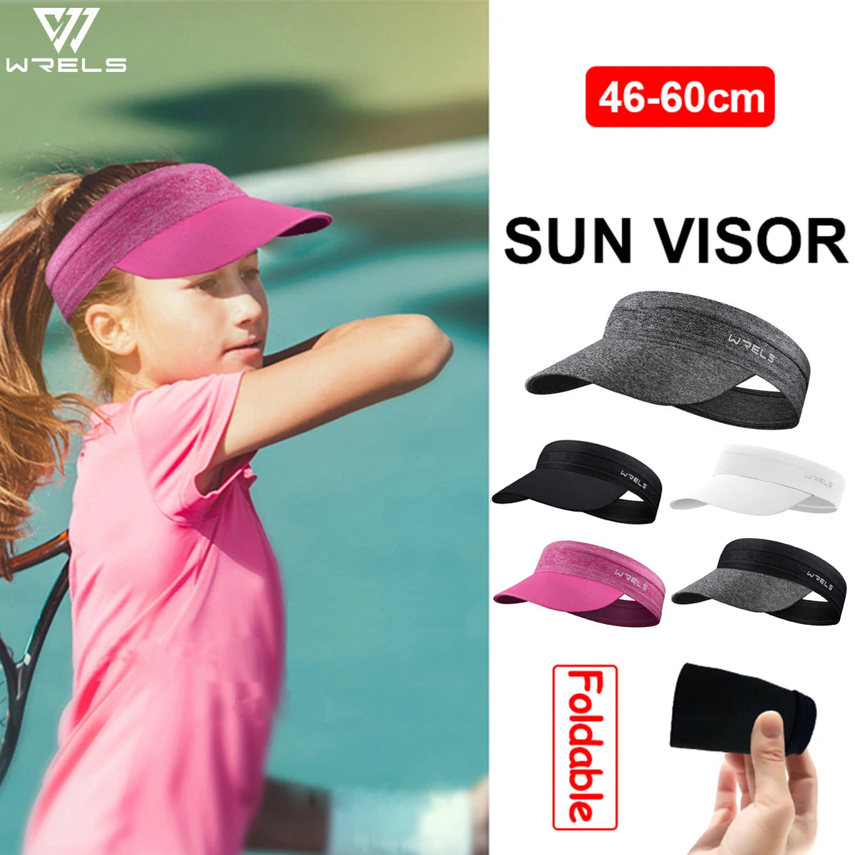 WRELS Stretchy Sun Visor Hat