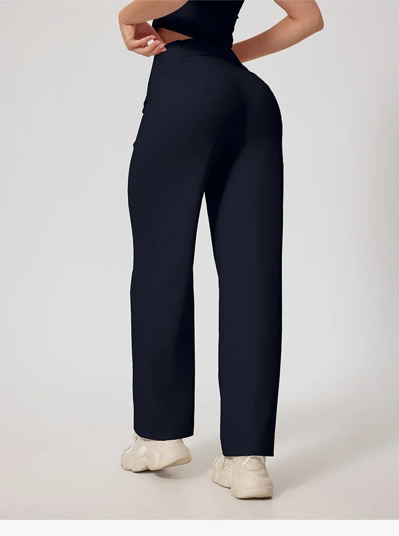 Women’s High-Waisted Wide-Leg Athletic Pants
