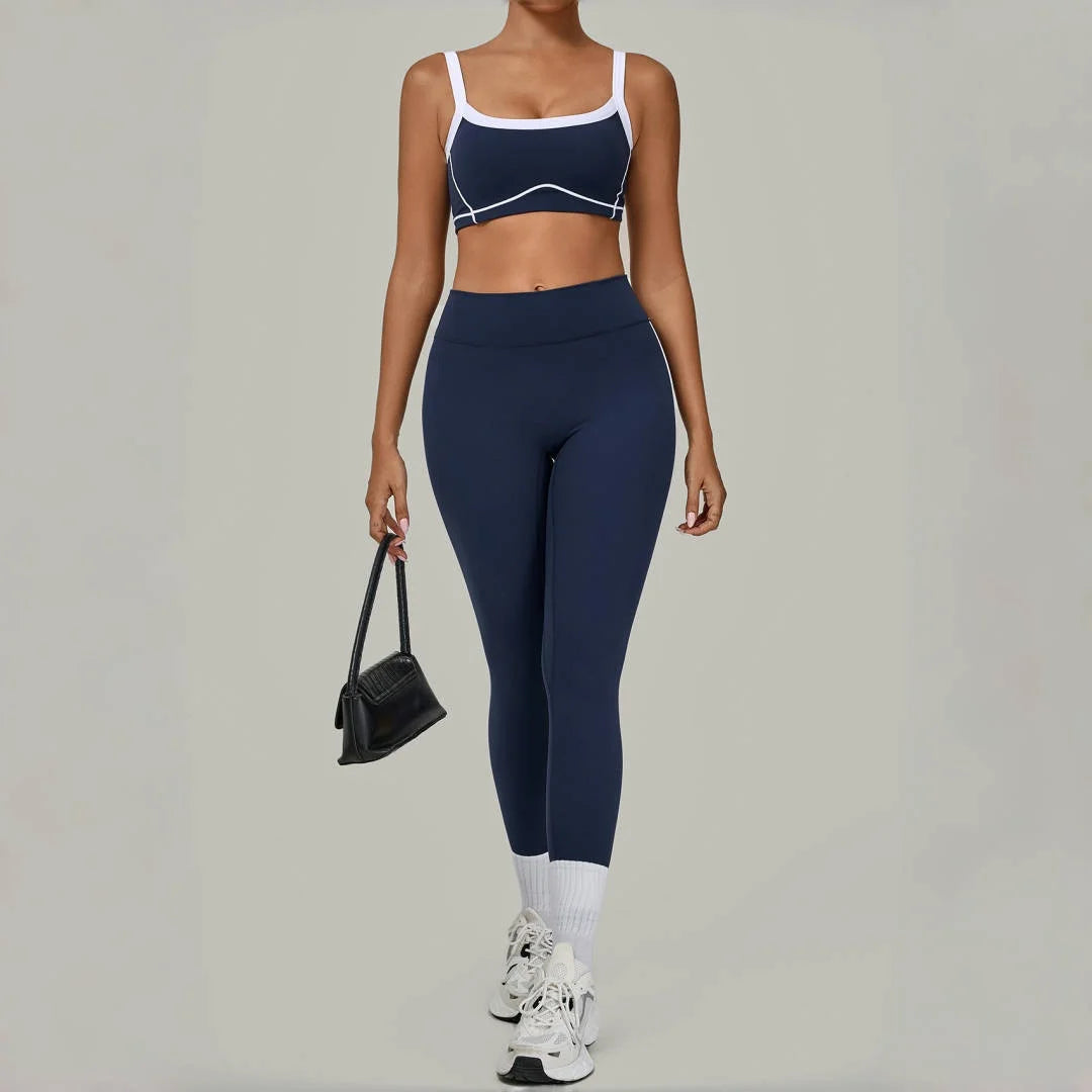 Women's Tight High Waist Peach Hip Yoga Set