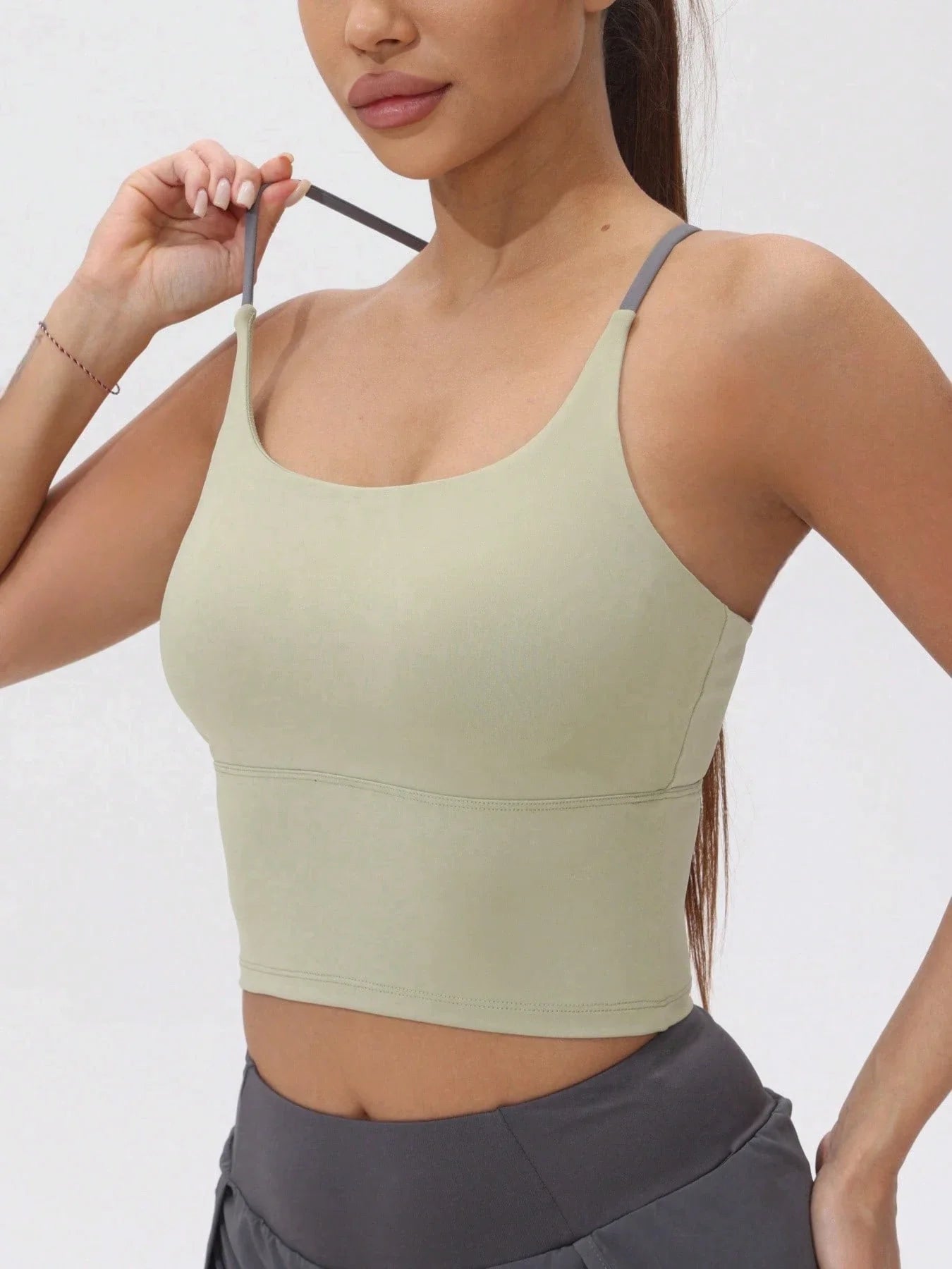 FItfemme Crisscross Back Sports Tank Top