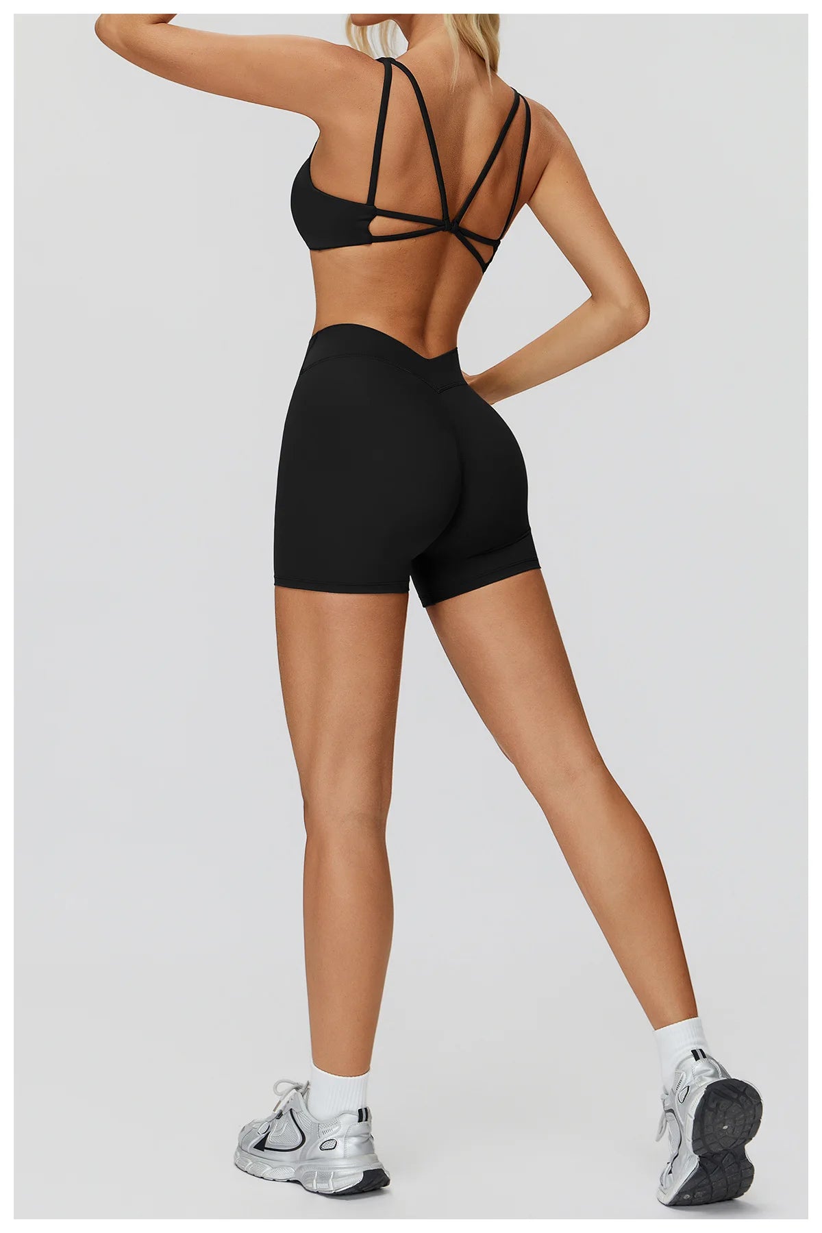 2PCS Yoga Set Women Quick Dry Gym Clothes