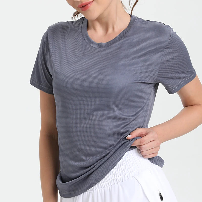 Women's Solid Color Ultralight Quick-Dry Sport T-Shirt