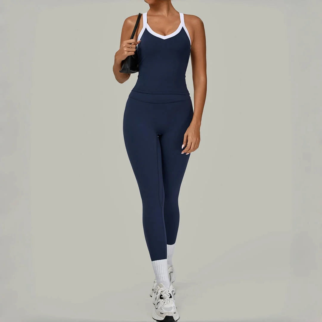 Women's Tight High Waist Peach Hip Yoga Set