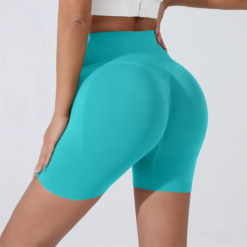 Peach Hip Lifting Sports Shorts for Women