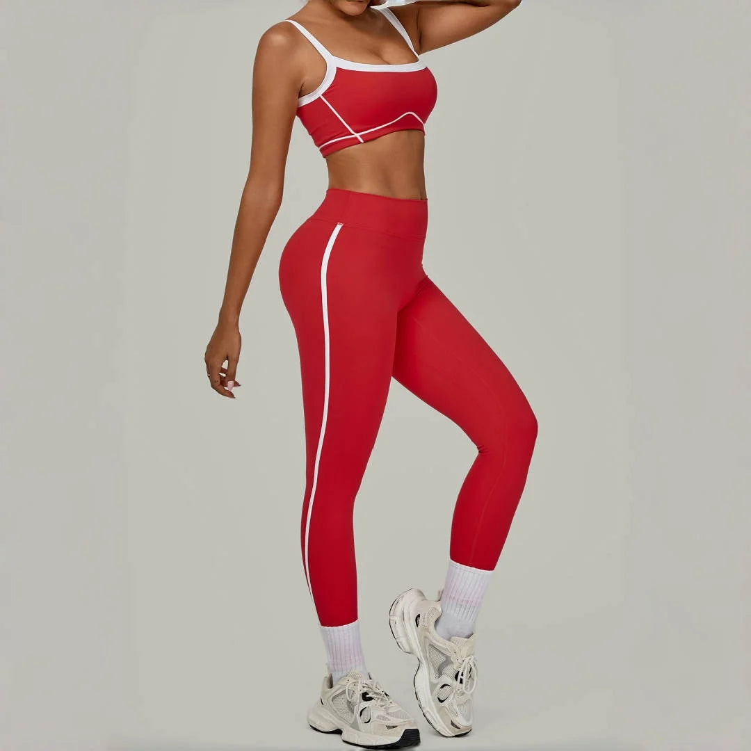 Women's Tight High Waist Peach Hip Yoga Set