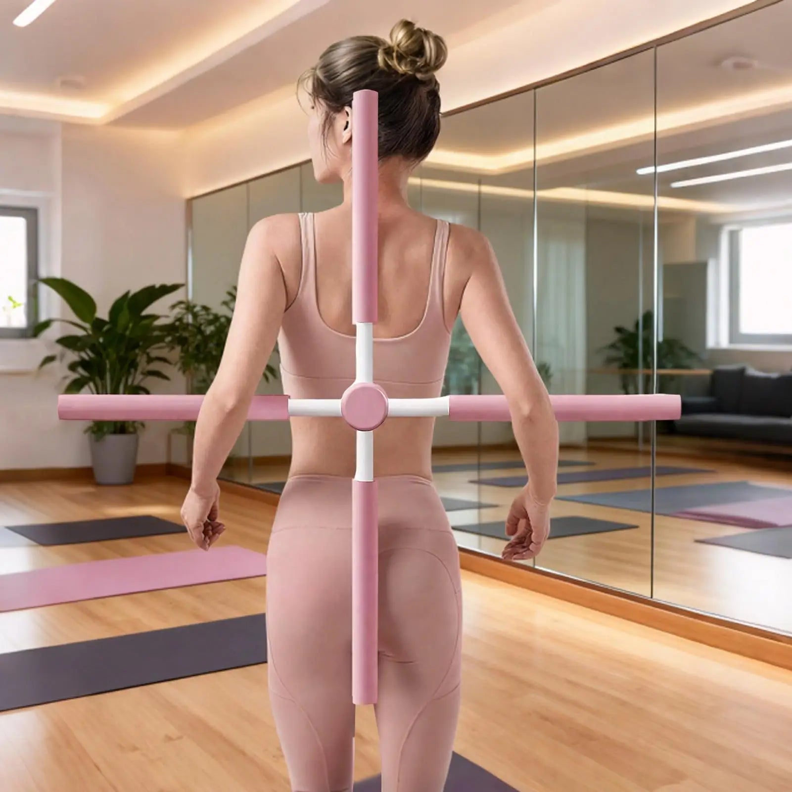 Telescopic Yoga Posture Correction Stick