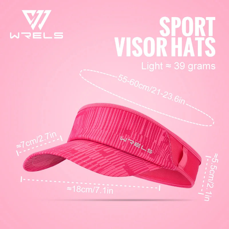WRELS Sports Sun Visor Cap
