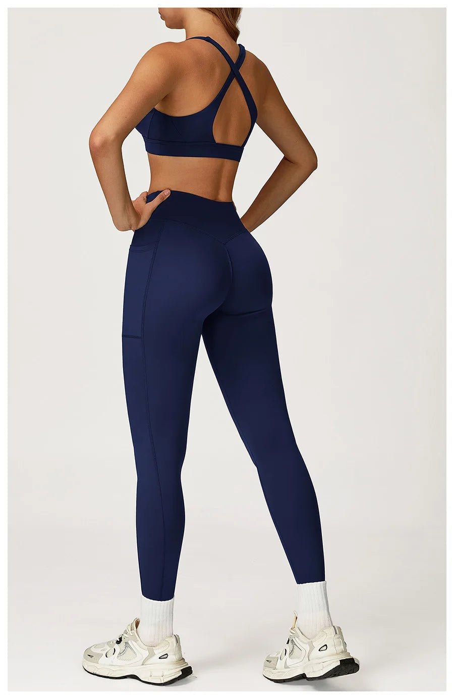 Yoga Set 2 Pieces Workout Outfits Fitness Sportswear