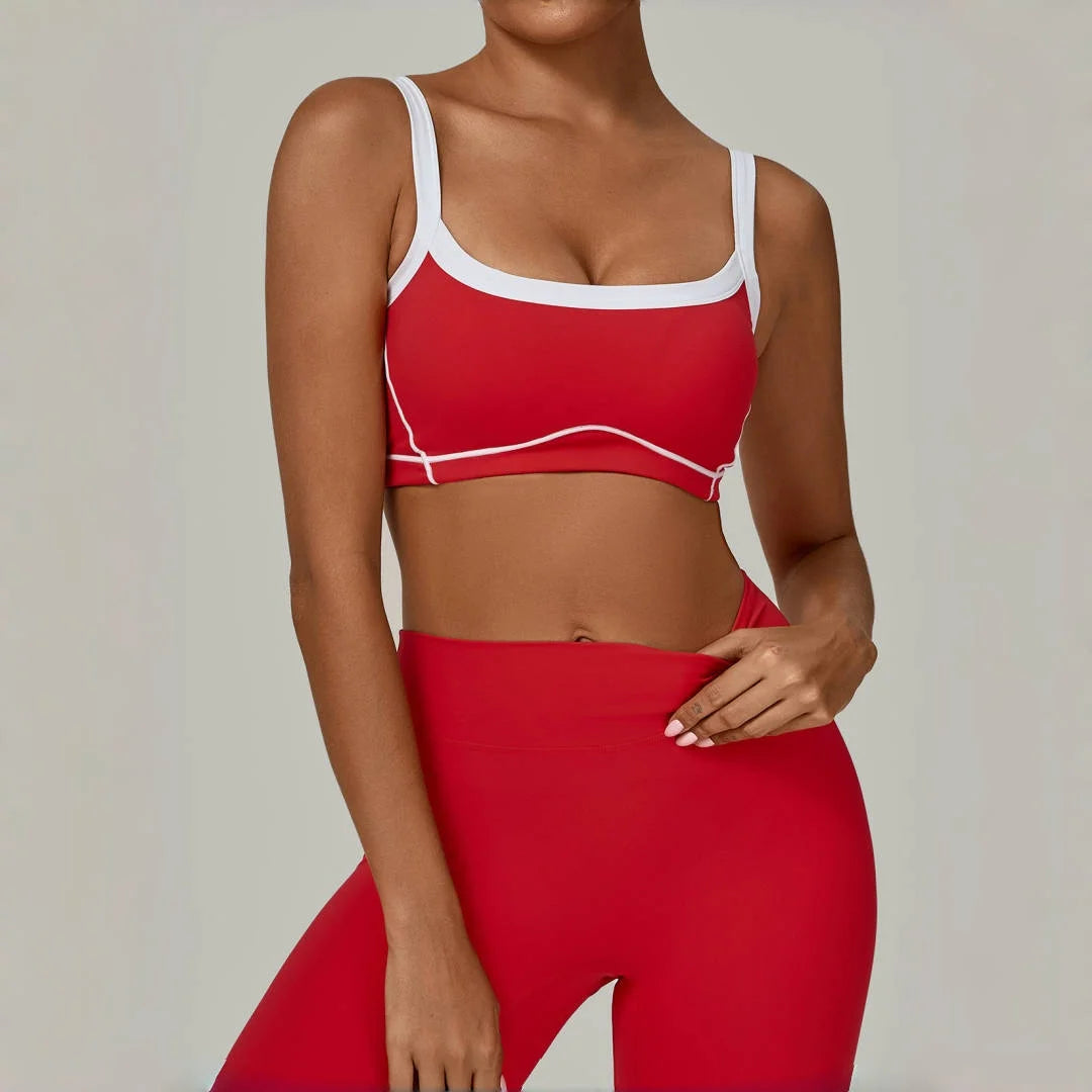 Women's Tight High Waist Peach Hip Yoga Set