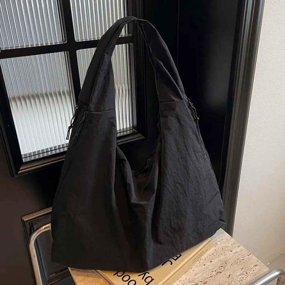 Casual Nylon Multi-Pocket Japanese-Style Tote
