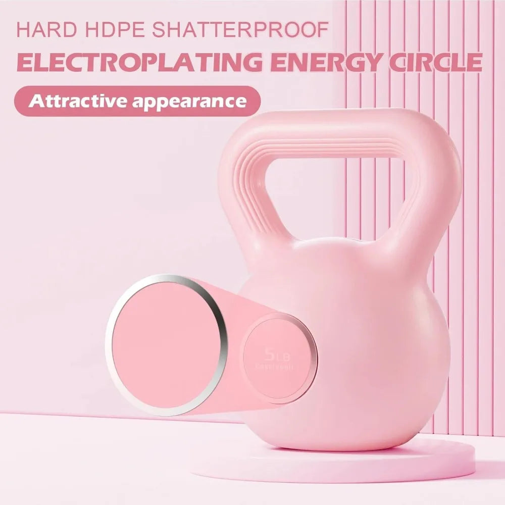 Pink Kettlebell Strength Training Set