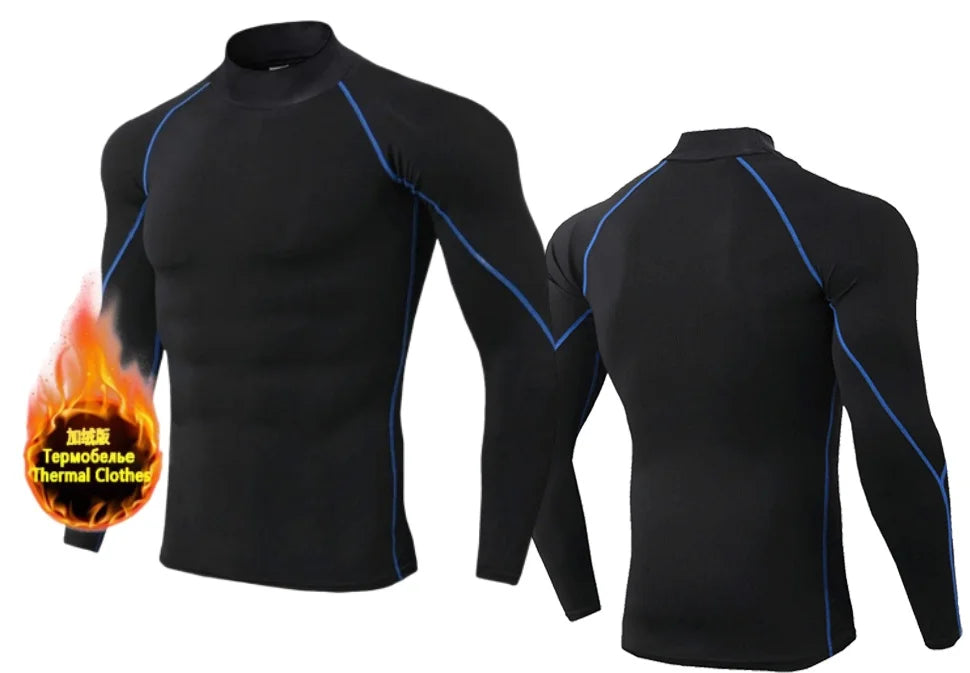 Ultra Soft Compression High Collar Man Tops